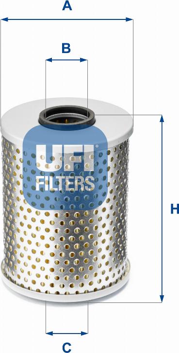 UFI 25.548.00 - Filtro olio www.autoricambi360.it