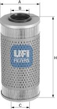 UFI 25.607.00 - Filtro olio www.autoricambi360.it
