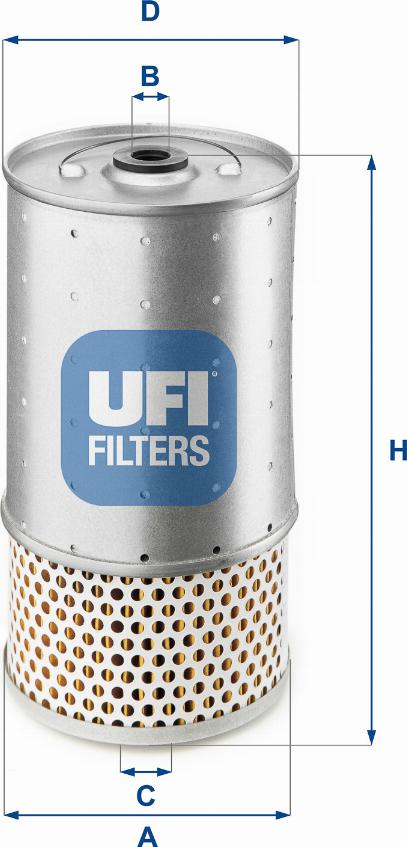 UFI 25.528.00 - Filtro olio www.autoricambi360.it