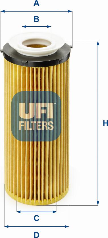 UFI 25.096.00 - Filtro olio www.autoricambi360.it