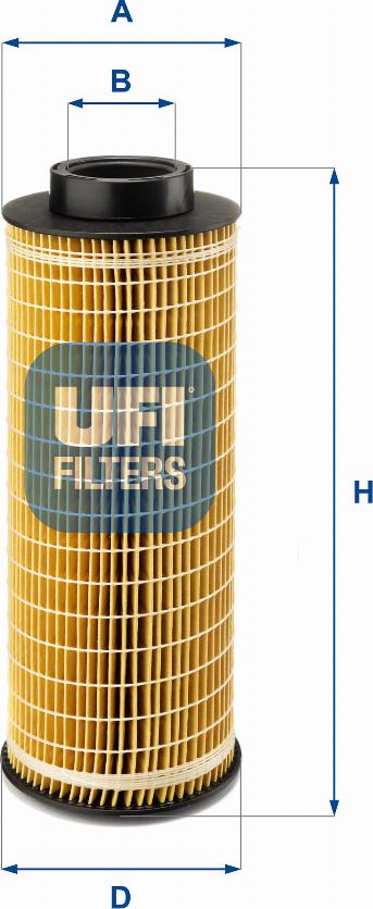 UFI 25.044.00 - Filtro olio www.autoricambi360.it
