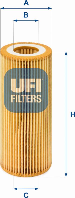 UFI 25.048.00 - Filtro olio www.autoricambi360.it
