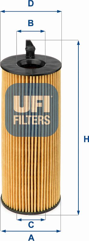 UFI 25.084.00 - Filtro olio www.autoricambi360.it