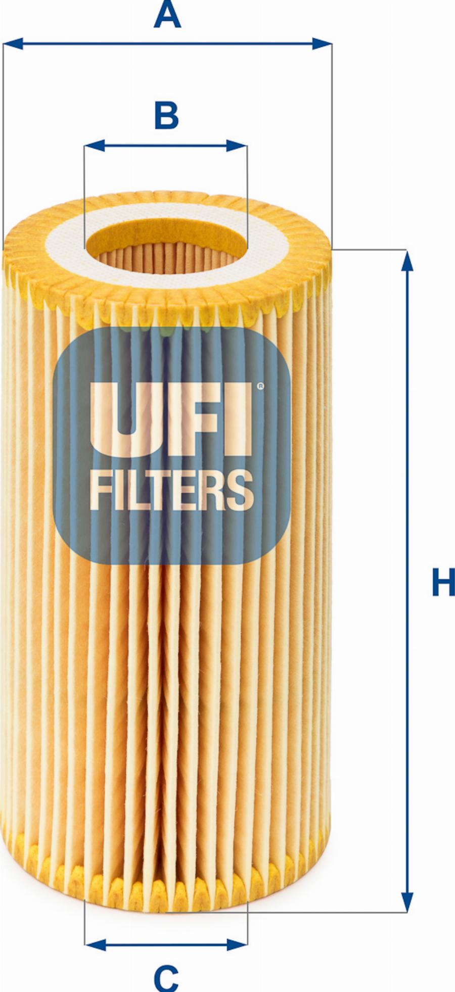UFI 25.039.00 - Filtro olio www.autoricambi360.it