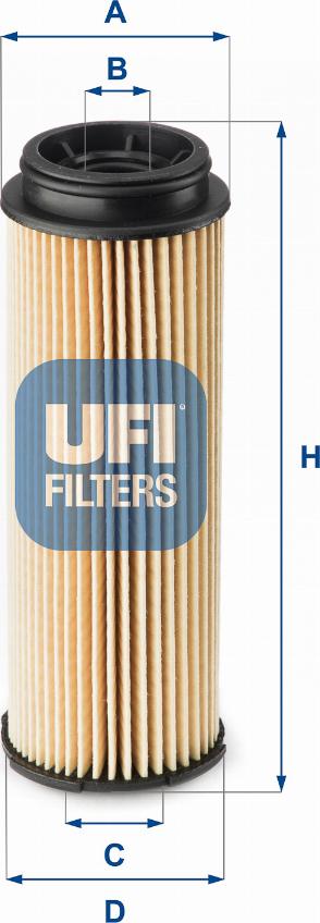 UFI 25.148.00 - Filtro olio www.autoricambi360.it