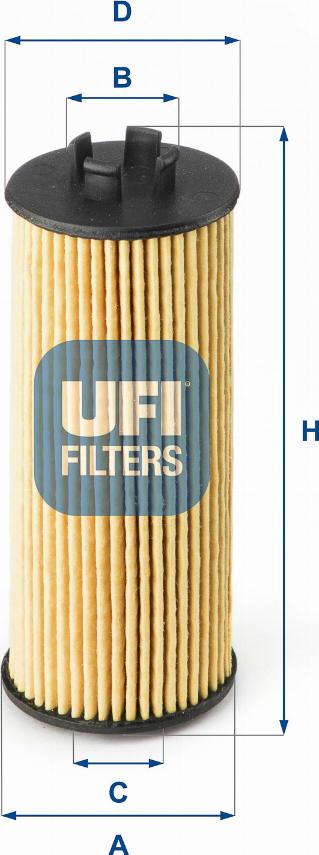 UFI 25.185.00 - Filtro olio www.autoricambi360.it