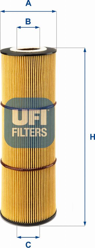 UFI 25.181.00 - Filtro olio www.autoricambi360.it