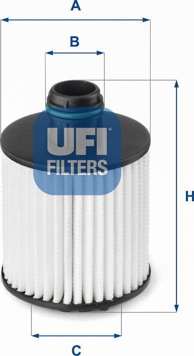 UFI 25.139.00 - Filtro olio www.autoricambi360.it