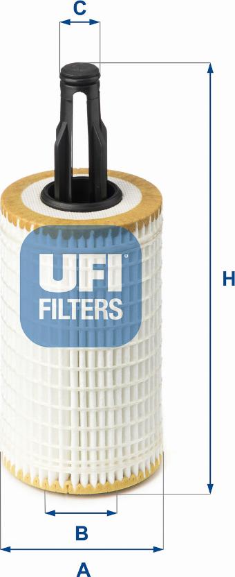 UFI 25.172.00 - Filtro olio www.autoricambi360.it