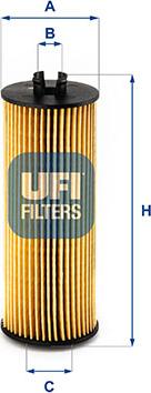 UFI 25.248.00 - Filtro olio www.autoricambi360.it