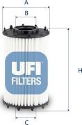 UFI 25.259.00 - Filtro olio www.autoricambi360.it