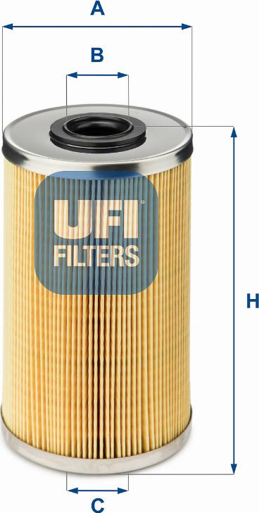 UFI 26.694.00 - Filtro carburante www.autoricambi360.it