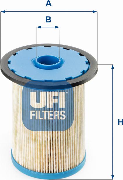 UFI 26.693.00 - Filtro carburante www.autoricambi360.it