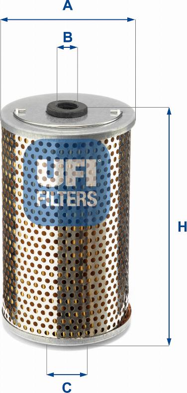 UFI 26.604.00 - Filtro carburante www.autoricambi360.it