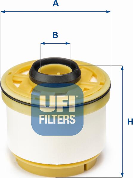 UFI 26.045.00 - Filtro carburante www.autoricambi360.it