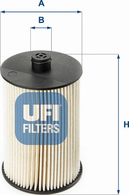 UFI 26.018.00 - Filtro carburante www.autoricambi360.it
