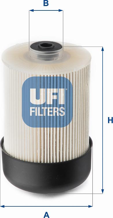 UFI 26.114.00 - Filtro carburante www.autoricambi360.it