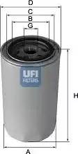 UFI 23.164.02 - Filtro olio www.autoricambi360.it