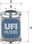 UFI 22.034.00 - Filtro idraulico, Cambio automatico www.autoricambi360.it