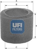 UFI 27.917.00 - Filtro aria www.autoricambi360.it