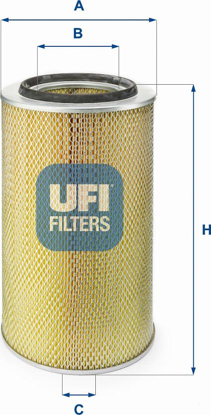 UFI 27.805.00 - Filtro aria www.autoricambi360.it