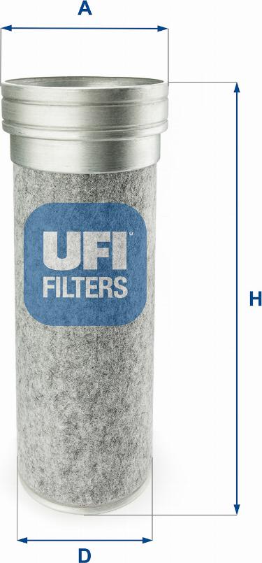 UFI 27.484.00 - Filtro aria secondaria www.autoricambi360.it