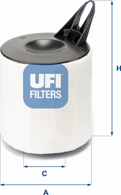 UFI 27.595.00 - Filtro aria www.autoricambi360.it