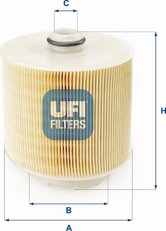 UFI 27.598.00 - Filtro aria www.autoricambi360.it