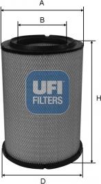 UFI 27.B39.00 - Filtro aria www.autoricambi360.it
