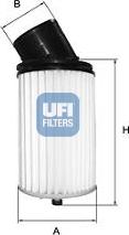 UFI 27.523.00 - Filtro aria www.autoricambi360.it