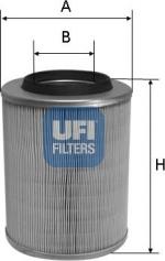 UFI 27.647.00 - Filtro aria www.autoricambi360.it