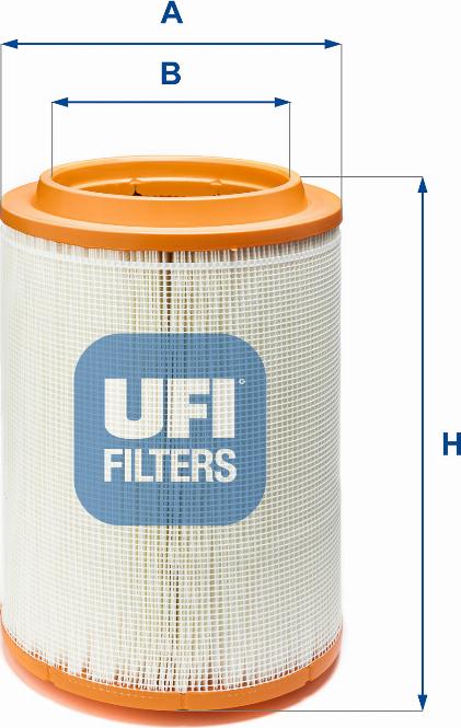 UFI 27.600.00 - Filtro aria www.autoricambi360.it