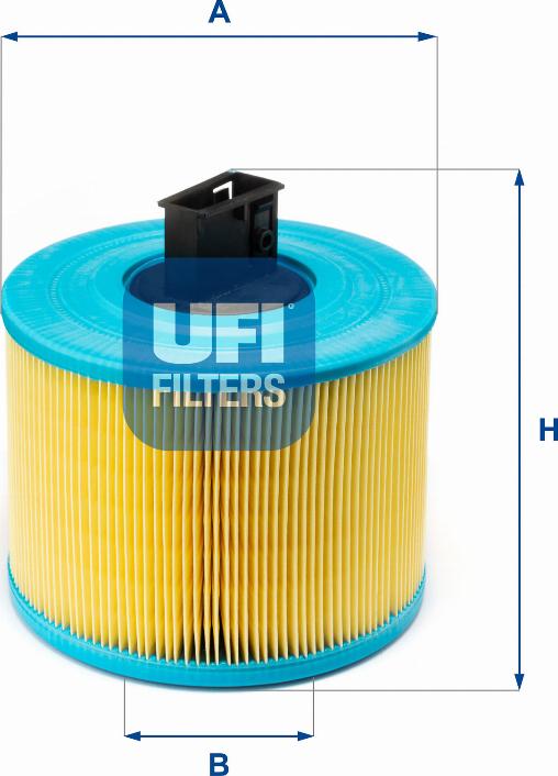 UFI 27.636.00 - Filtro aria www.autoricambi360.it