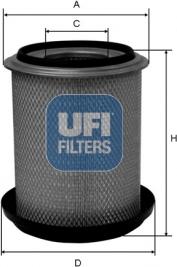 UFI 27.638.00 - Filtro aria www.autoricambi360.it