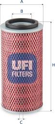 UFI 27.622.00 - Filtro aria www.autoricambi360.it