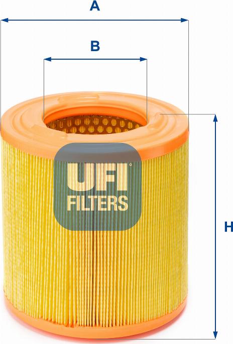 UFI 27.676.00 - Filtro aria www.autoricambi360.it