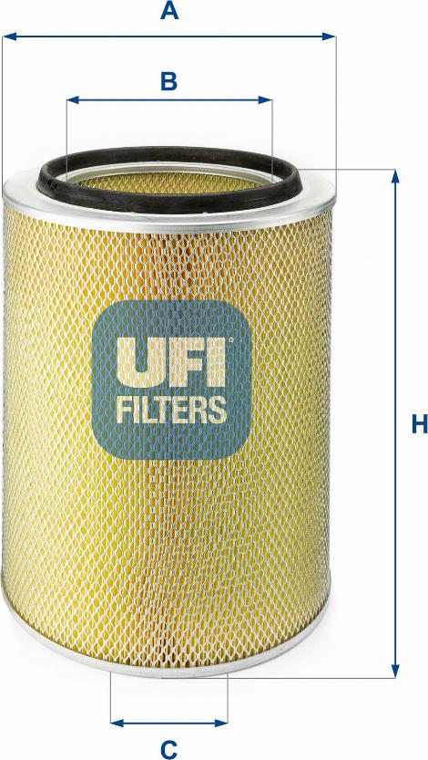 UFI 27.092.00 - Filtro aria www.autoricambi360.it