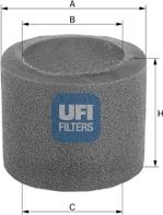 UFI 27.059.00 - Filtro aria www.autoricambi360.it