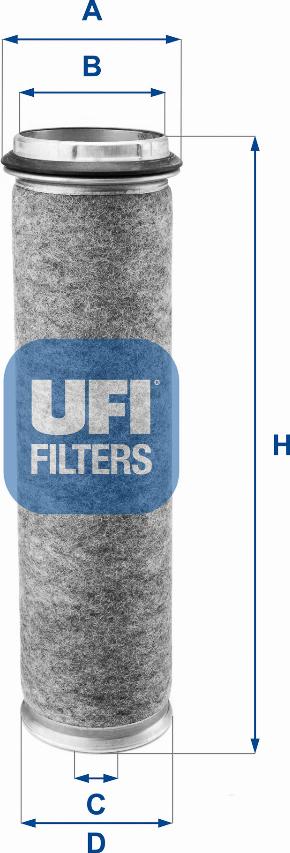 UFI 27.054.00 - Filtro aria www.autoricambi360.it
