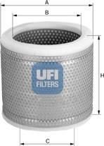 UFI 27.954.00 - Filtro aria www.autoricambi360.it