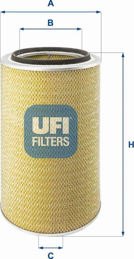 UFI 27.007.00 - Filtro aria www.autoricambi360.it