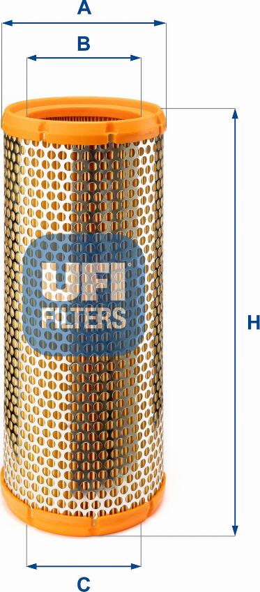 UFI 27.084.00 - Filtro aria www.autoricambi360.it