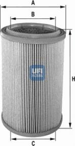 UFI 27.074.00 - Filtro aria www.autoricambi360.it