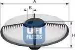 UFI 27.199.00 - Filtro aria www.autoricambi360.it