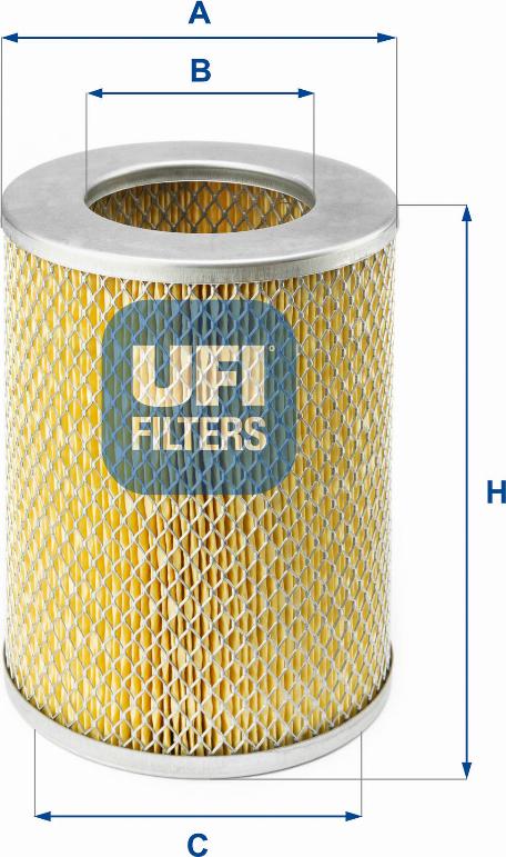 UFI 27.140.00 - Filtro aria www.autoricambi360.it