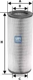 UFI 27.182.00 - Filtro aria www.autoricambi360.it