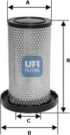 UFI 27.175.00 - Filtro aria www.autoricambi360.it