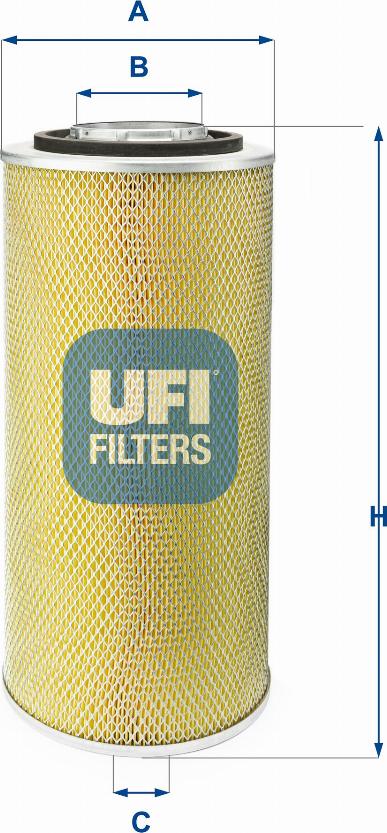 UFI 27.806.00 - Filtro aria www.autoricambi360.it