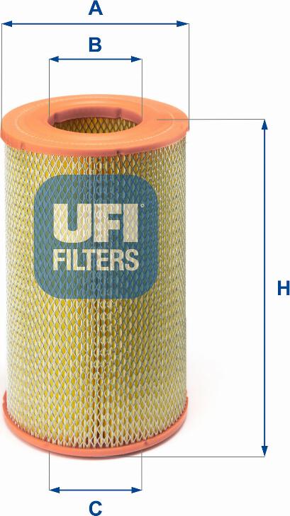 UFI 27.800.00 - Filtro aria www.autoricambi360.it