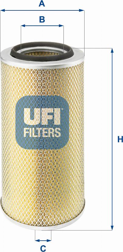 UFI 27.802.00 - Filtro aria www.autoricambi360.it